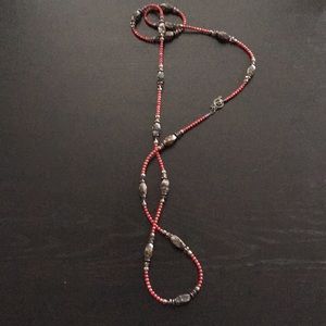 Natural stone necklace